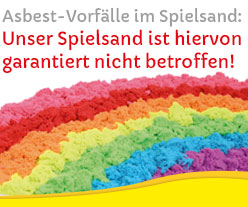 Unser Spielsand ist Asbestfrei!