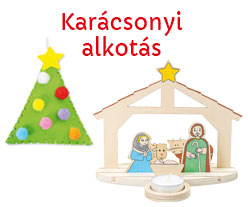 Wir basteln uns etwas für Weihnachten