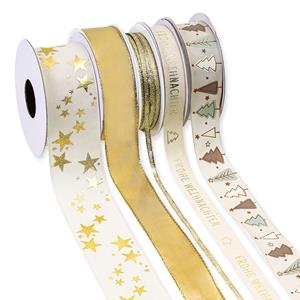 Klebeband gold und silber, 4 Stk, je 10 meter