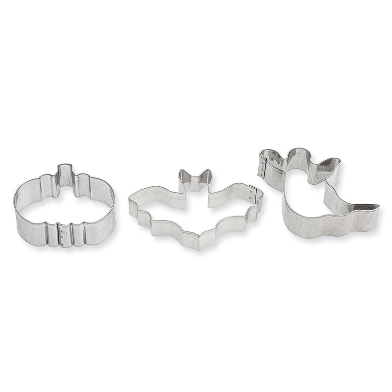 Halloween-Ausstechformen-Set – 16 Teile Aus Edelstahl | Geist, Kürbis, Hexe, Fledermaus & Mehr