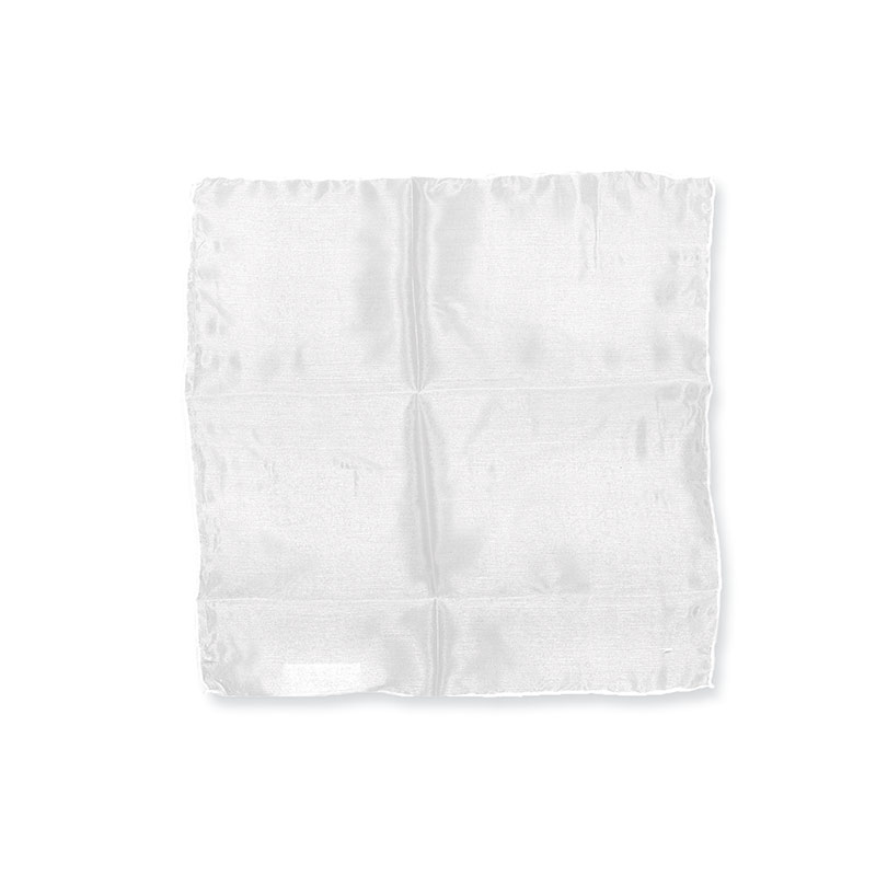 CREATIV DISCOUNT Seidentücher 28x28cm - 12er Set Naturweiß Für Seidenmalerei