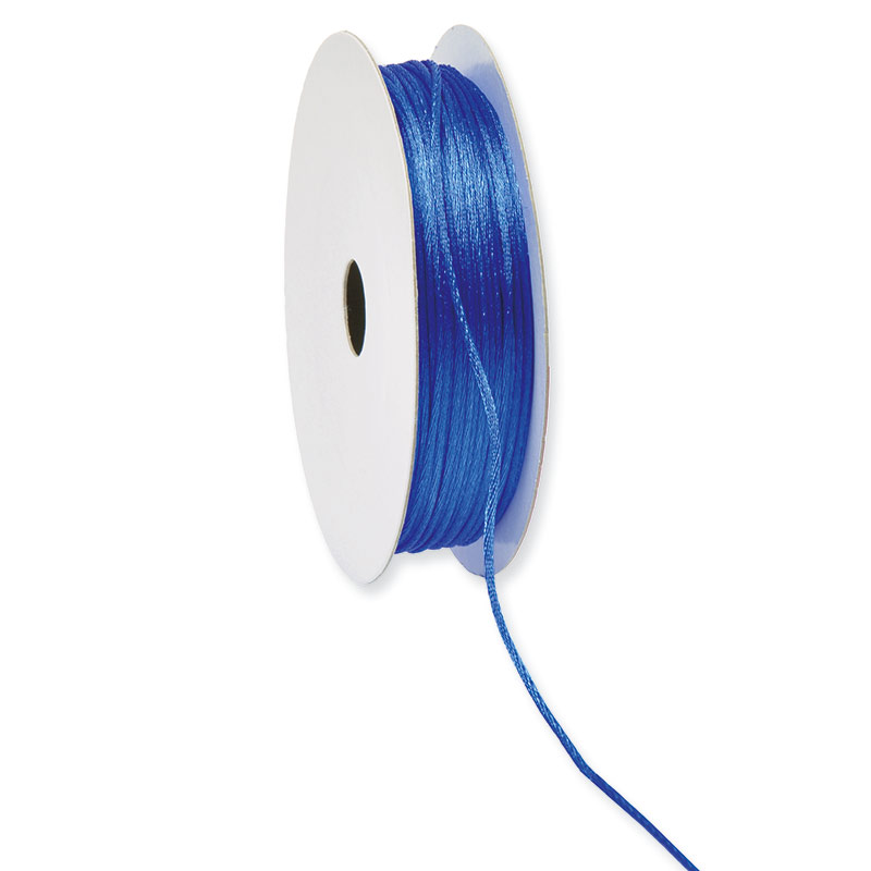 Rayher Kordel Aus Verstärktem Papier – Dunkelblau, 2 Mm Dick, 25 M Rolle