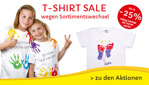 Unsere T-Shirt Aktion - Abverkauf