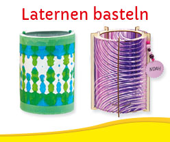 Laternen basteln leicht gemacht