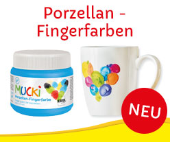 Fingerfarben für Porzellan entdecken