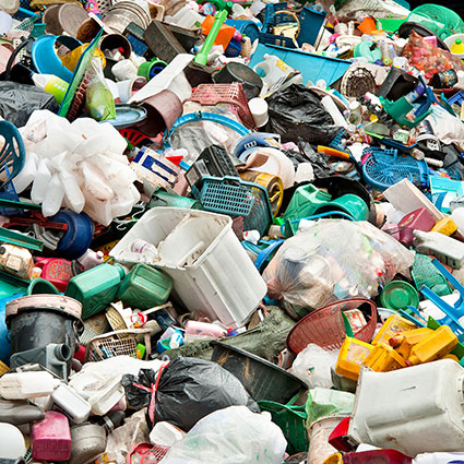 Foto von Plastikmüll